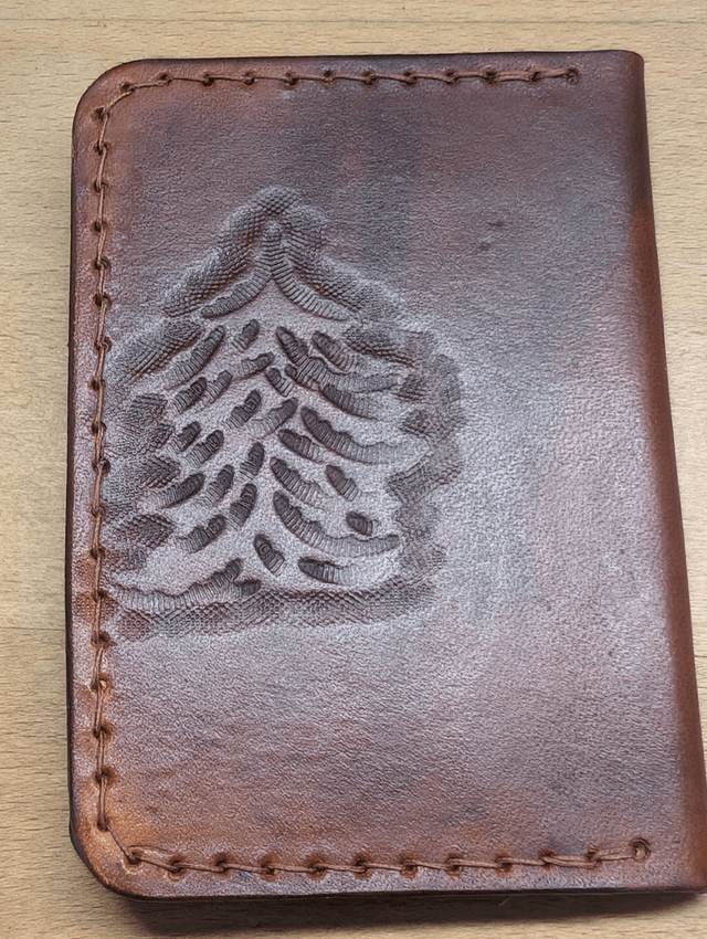 porte-carte motif sapin