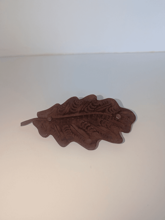 Barrette à cheveux Feuille de Chêne.